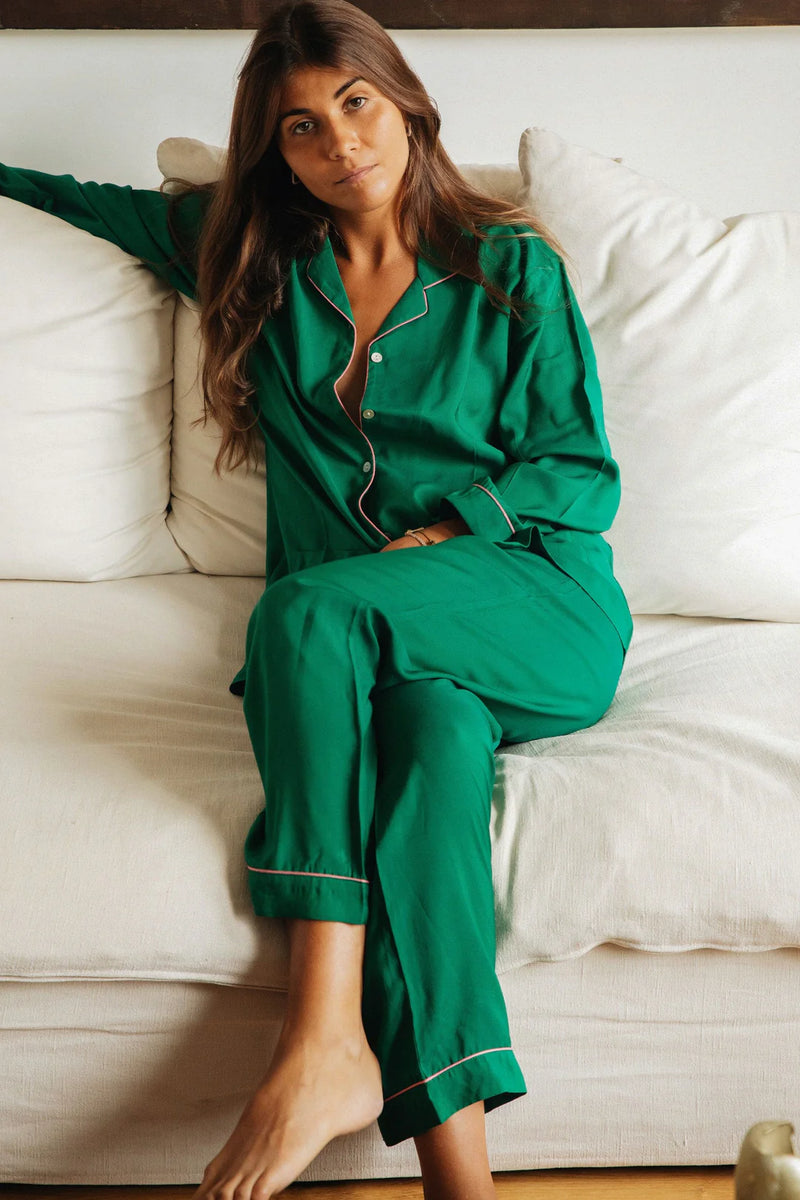 Germaine des Pres Pajamas - Green