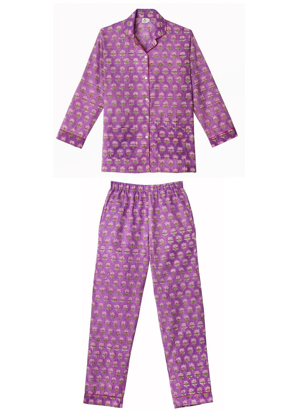 Germaine des Pres Pajamas - Purple