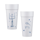 Personalized Game Day Foam Cups – 20 oz