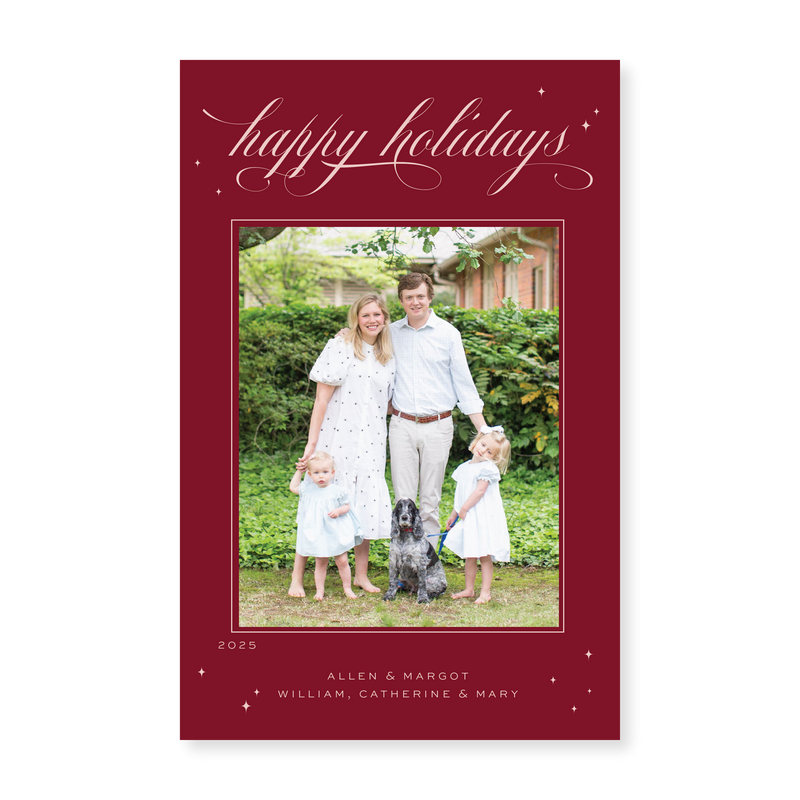 Golding Classic Printed Large Holiday Card