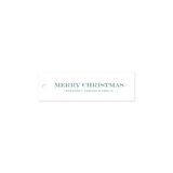Hampstead Skinny Letterpress Holiday Gift Tag