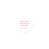 Hampstead Tile Letterpress Holiday Gift Tag