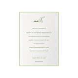 Hampstead Motif Birthday Invitation