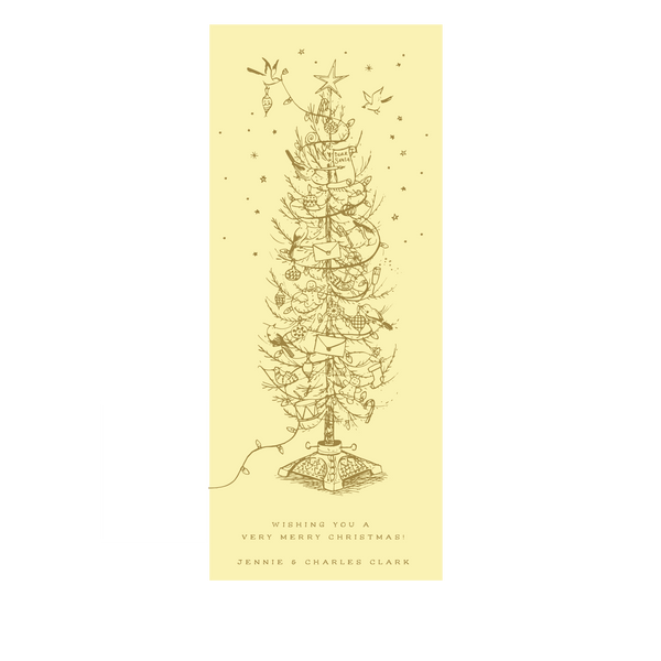 Pierre Engraved Large Holiday Card (No Photo)