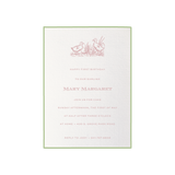 Heath Motif Birthday Invitation
