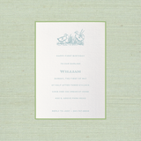 Heath Motif Birthday Invitation