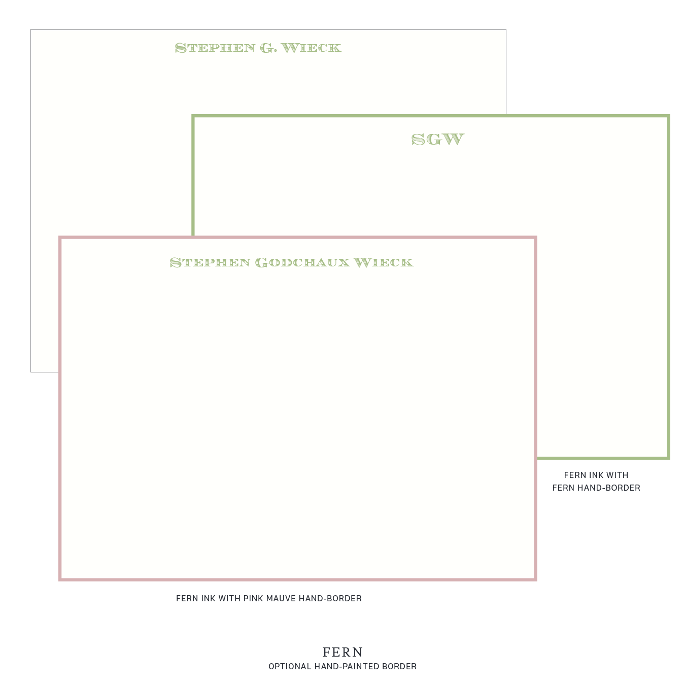 Heath Laid Paper Notecard