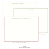 Heath Laid Paper Notecard