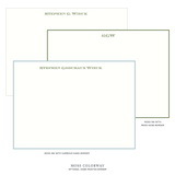 Heath Laid Paper Notecard