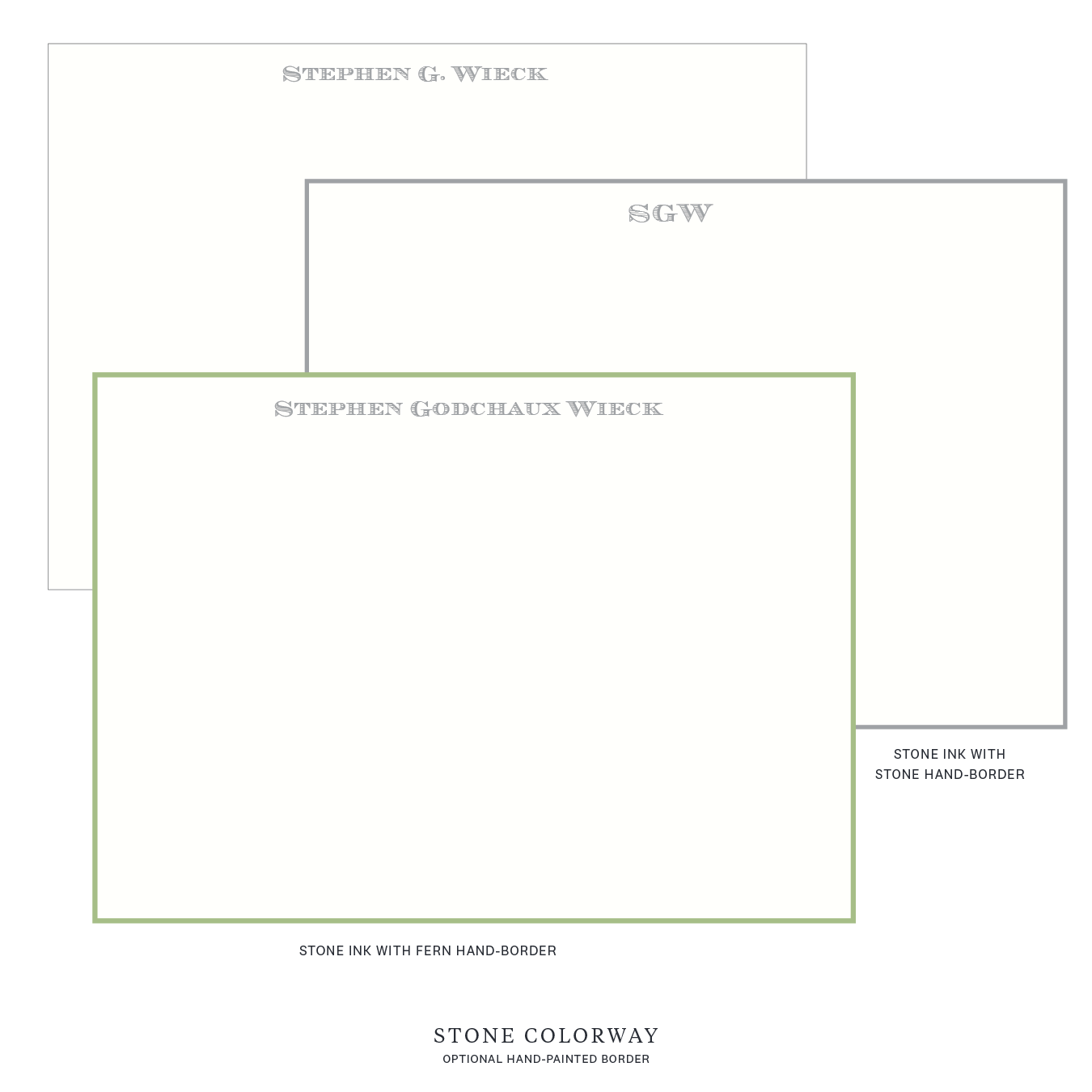 Heath Laid Paper Notecard