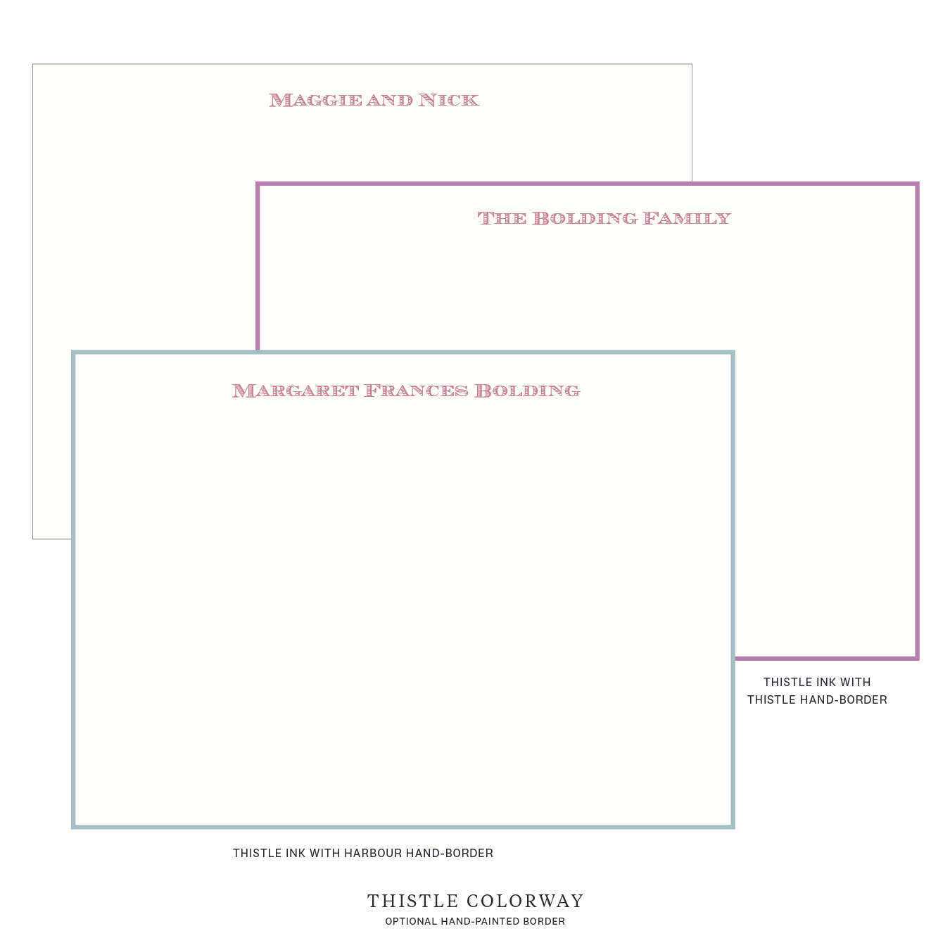 Heath Laid Paper Notecard