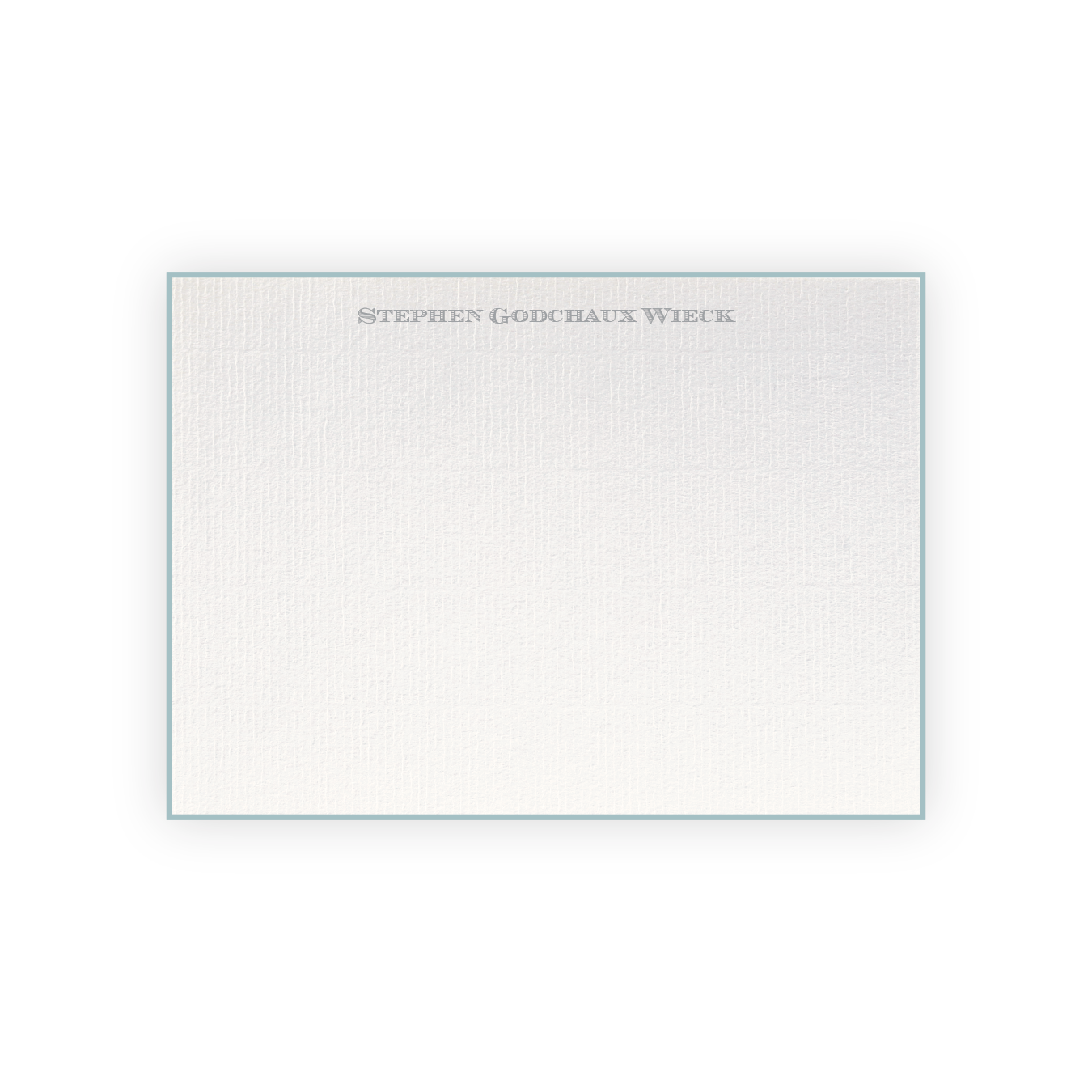 Heath Laid Paper Notecard