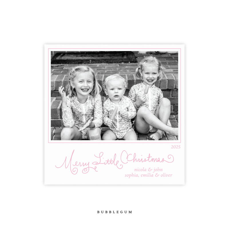 Henley Letterpress Small Square Holiday Card