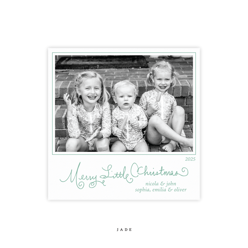 Henley Letterpress Small Square Holiday Card