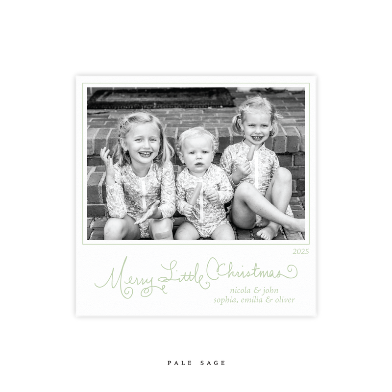 Henley Letterpress Small Square Holiday Card