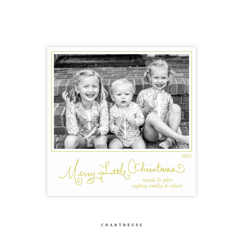 Henley Letterpress Small Square Holiday Card