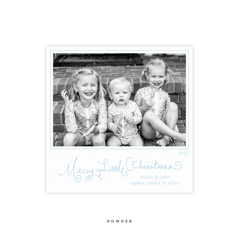 Henley Letterpress Small Square Holiday Card
