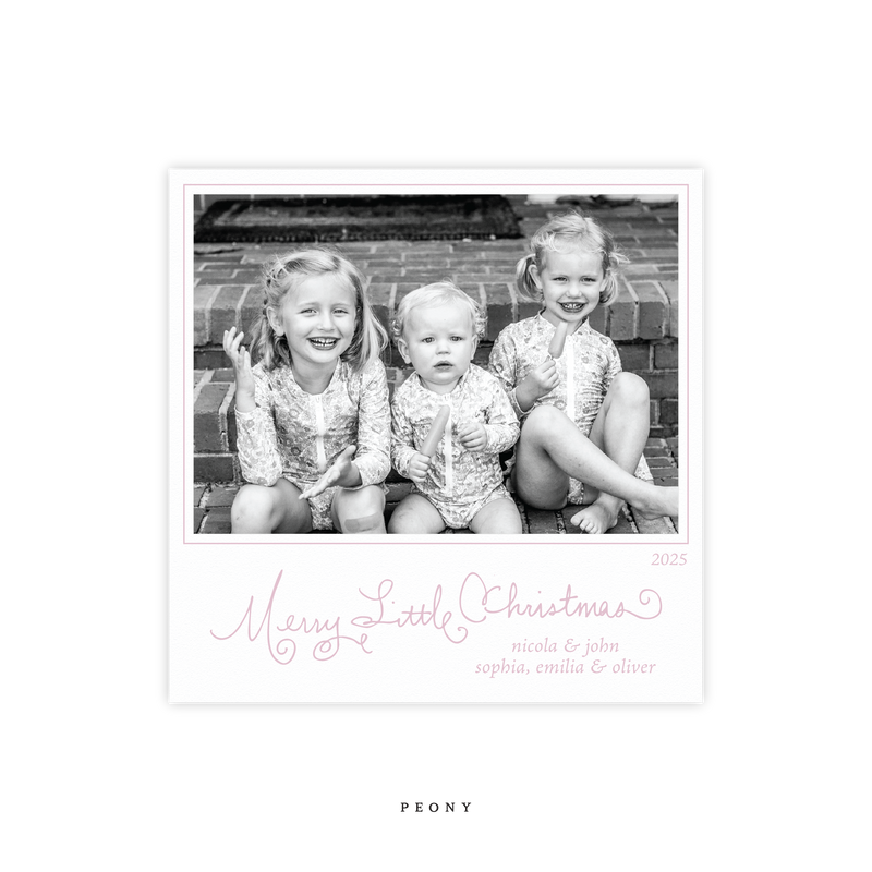 Henley Letterpress Small Square Holiday Card
