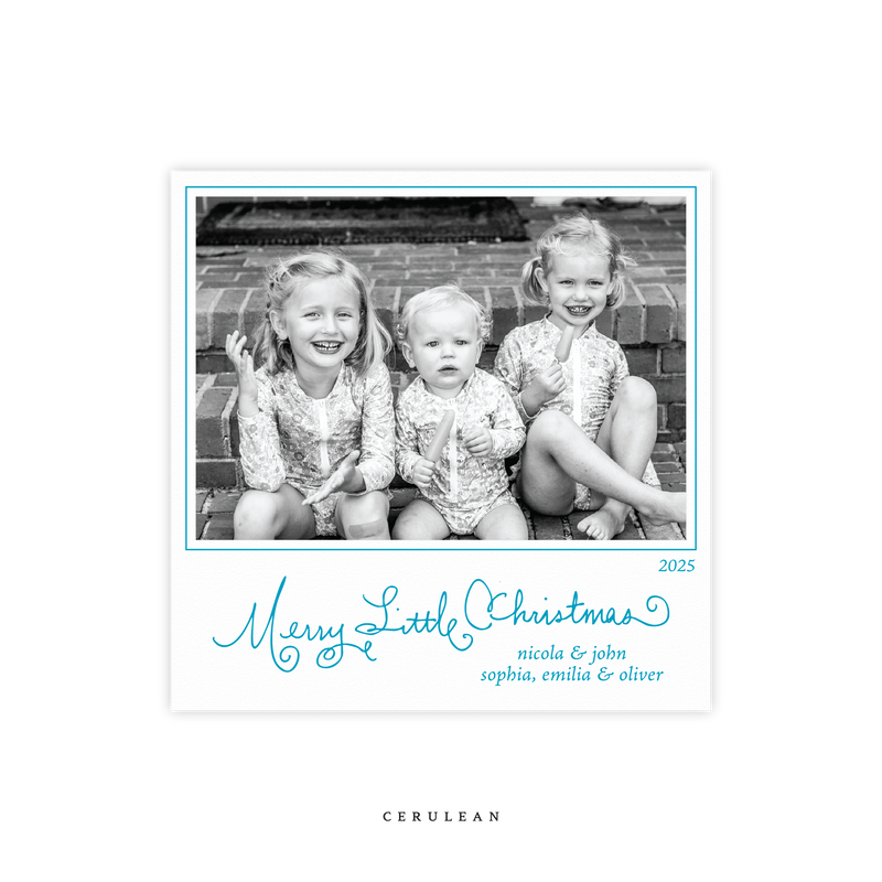 Henley Letterpress Small Square Holiday Card