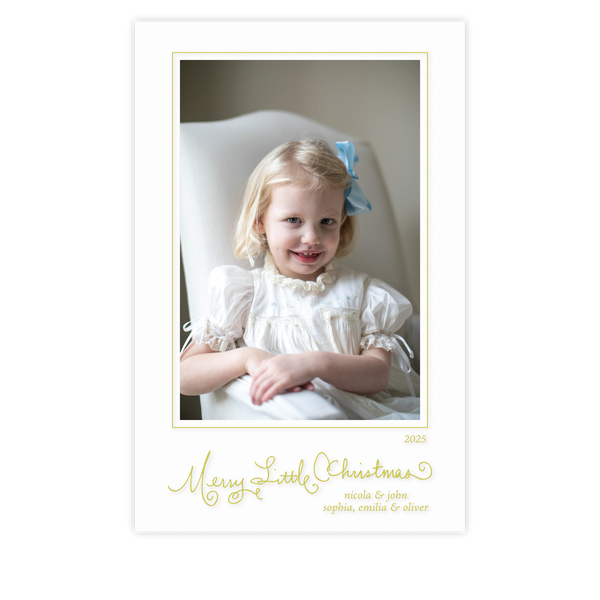 Henley Engraved Large Holiday Card