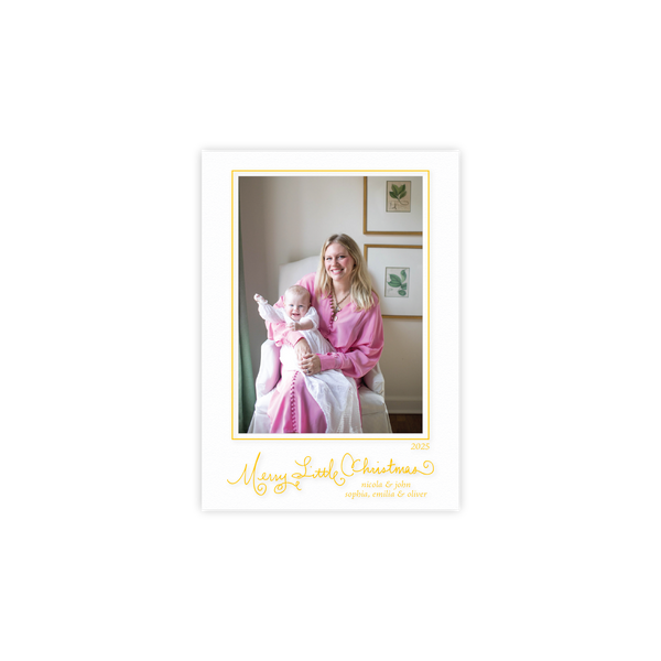 Henley Engraved Petite Holiday Card