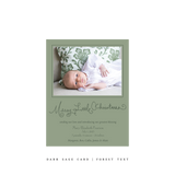 Henley Birth Announcement Classic Printed Small Holiday Card
