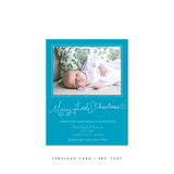 Henley Birth Announcement Classic Printed Small Holiday Card
