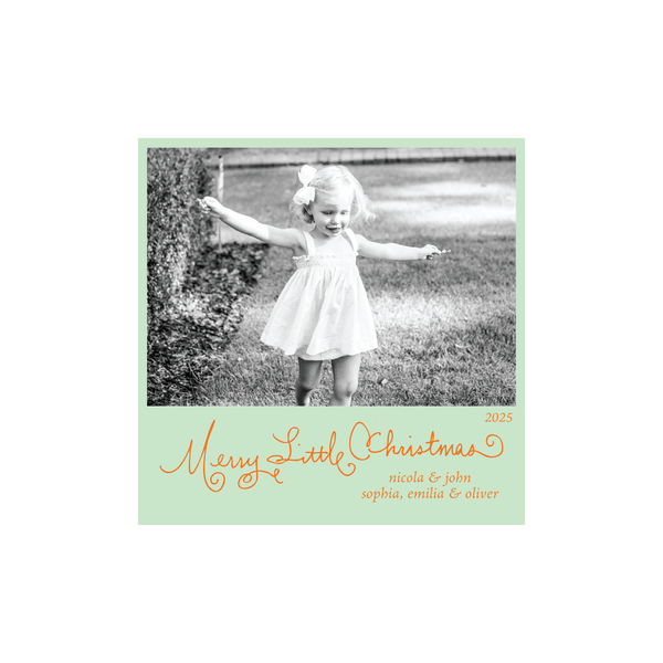 Henley Classic Printed Small Square Holiday Card