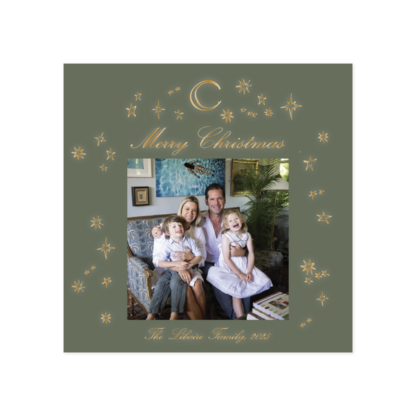 Henry Foil Printed Holiday Card