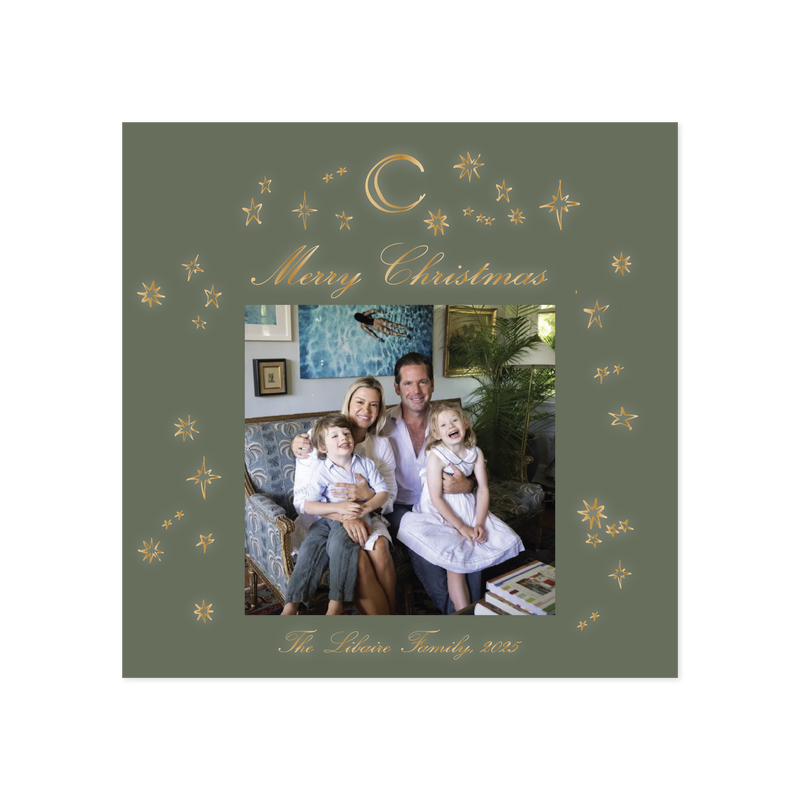 Henry Foil Printed Holiday Card