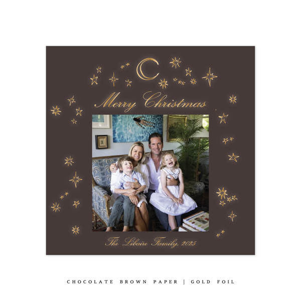 Henry Foil Printed Holiday Card