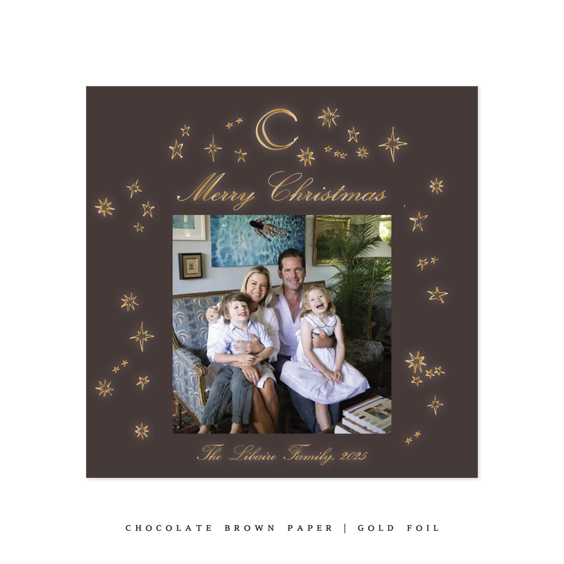 Henry Foil Printed Holiday Card