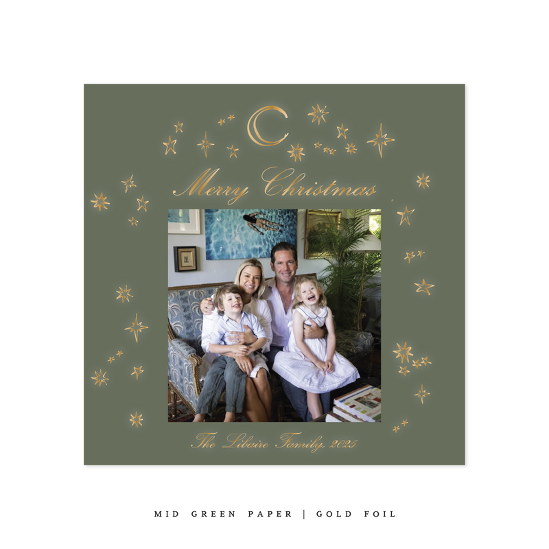 Henry Foil Printed Holiday Card