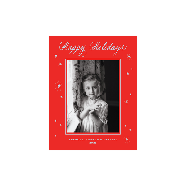 Huxley Classic Printed Small Holiday Card