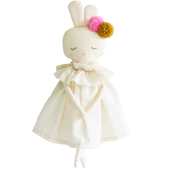 Isabelle Bunny Doll, Ivory Linen