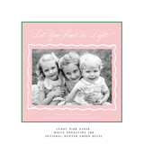 Jane Engraved Large Square Holiday Card