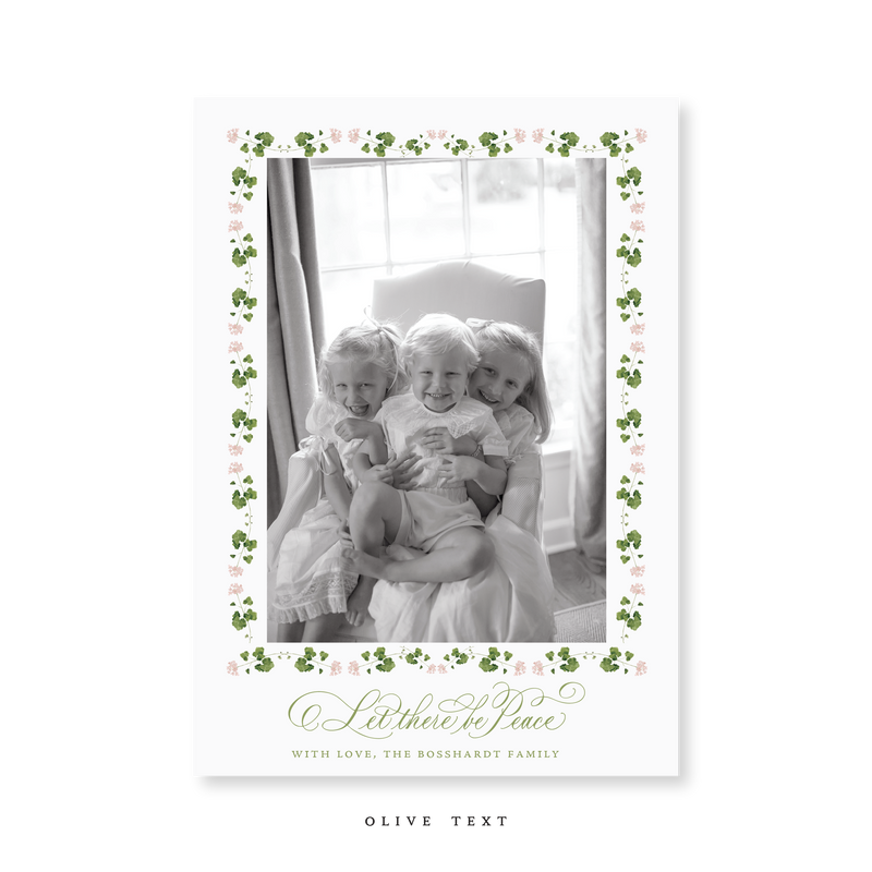 Jane Medium Classic Printed Holiday Card