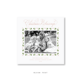 Jane Small Square Classic Printed Holiday Card