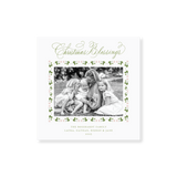 Jane Small Square Classic Printed Holiday Card