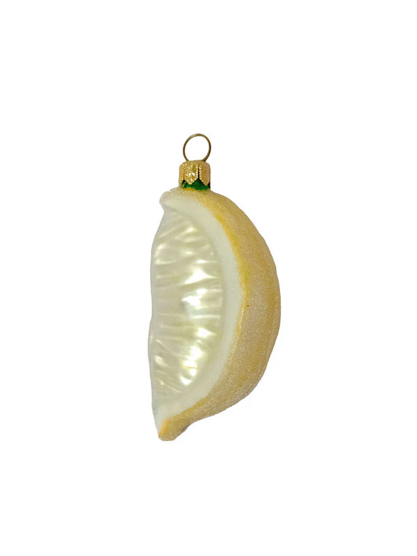 Lemon Wedge Christmas Ornament