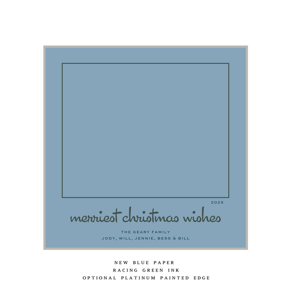 Juniper Large Square Luxe Holiday Card