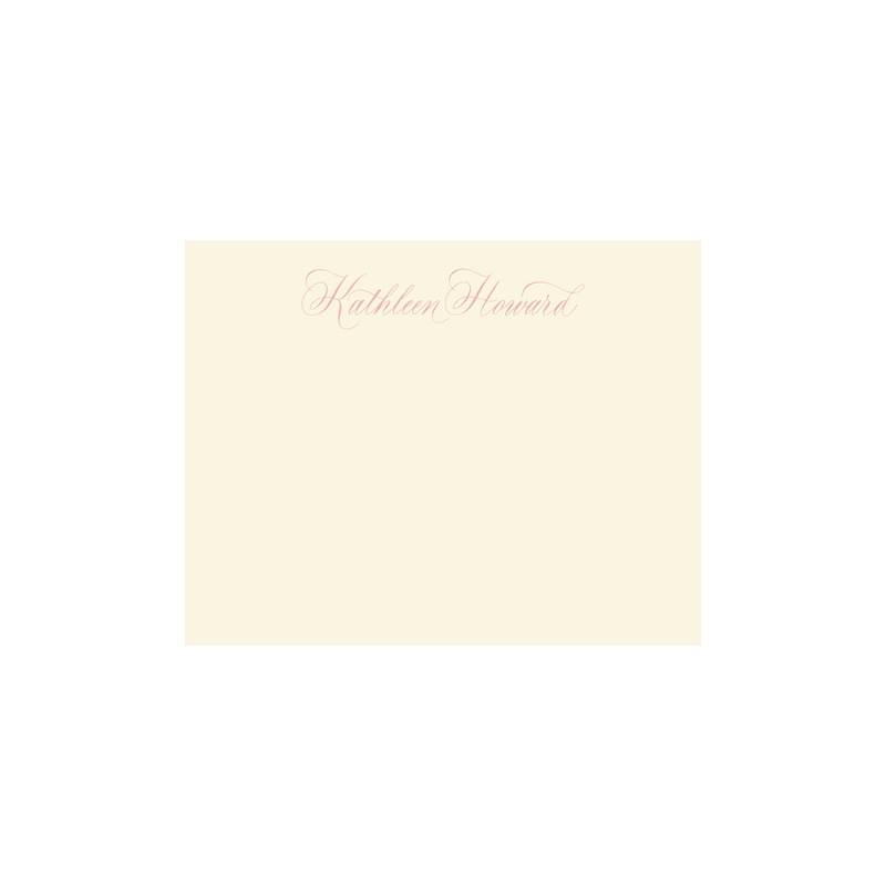 Kathleen Engraved Calligraphy Stationery