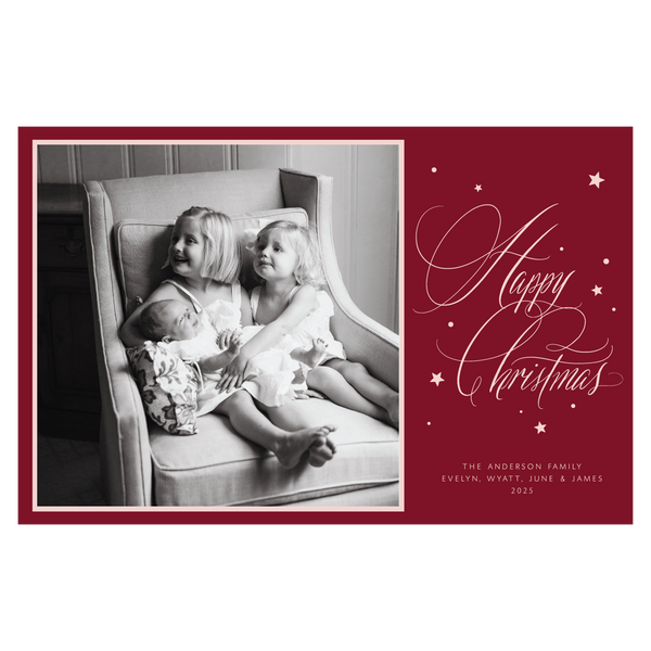 Keaton Classic Printed Large Holiday Card
