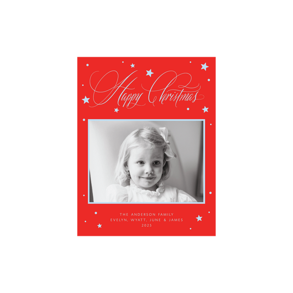 Keaton Classic Printed Small Holiday Card