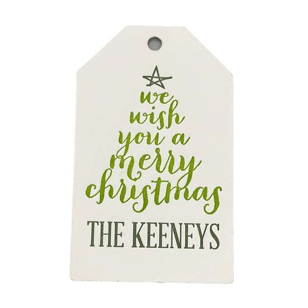 The Keeney Holiday Tag
