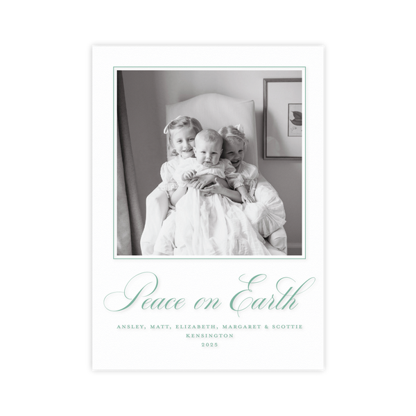Kensington Engraved Medium Holiday Card