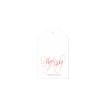 Kingswell 1 Color Letterpress Tag - Luggage