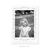 Laura Medium Classic Printed Holiday Card