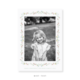 Laura Medium Classic Printed Holiday Card