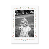 Laura Medium Classic Printed Holiday Card